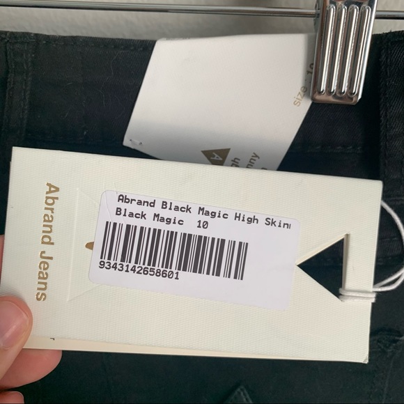 NWT Abrand Black Magic High Skinny Ankle Jeans - Picture 6 of 6